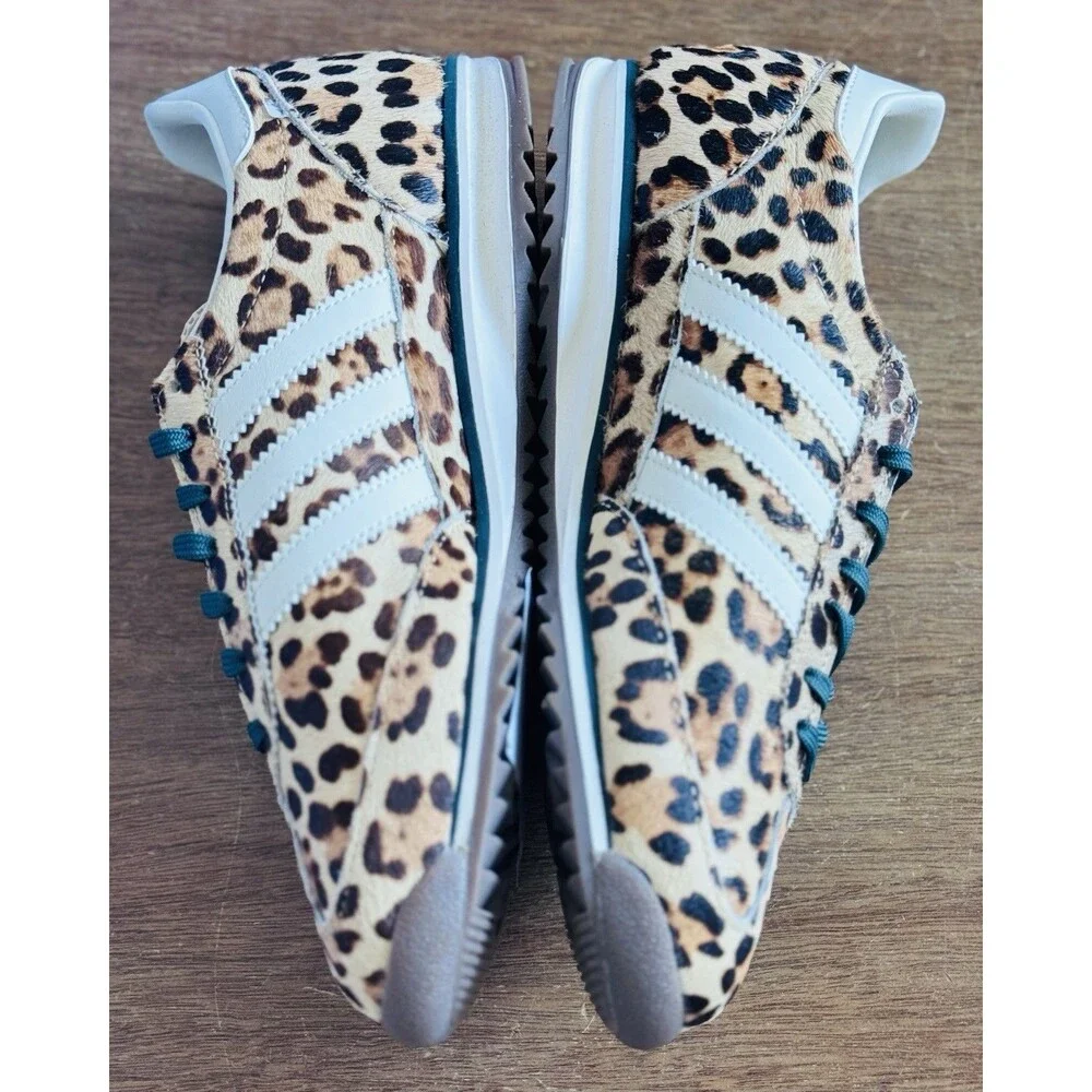 Women’s Size 8.5 adidas SL 72 OG Leopard Print KI4205 NIB
